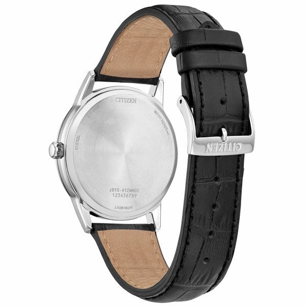 Citizen Classic Blue Dial With Leather Strap Watch
