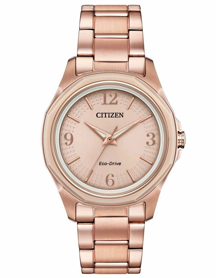Citizen DRIVE AR Womens Watch - Rose Gold-Tone - Rose-Gold Dial - Bracelet