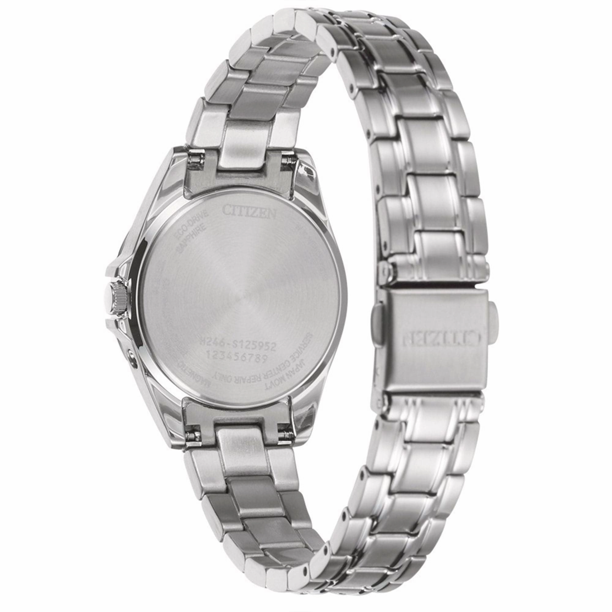 CITIZEN EC1180-81L ECO-DRIVE RADIO CONTROLLED STAINLESSS STEEL MEN'S WATCH