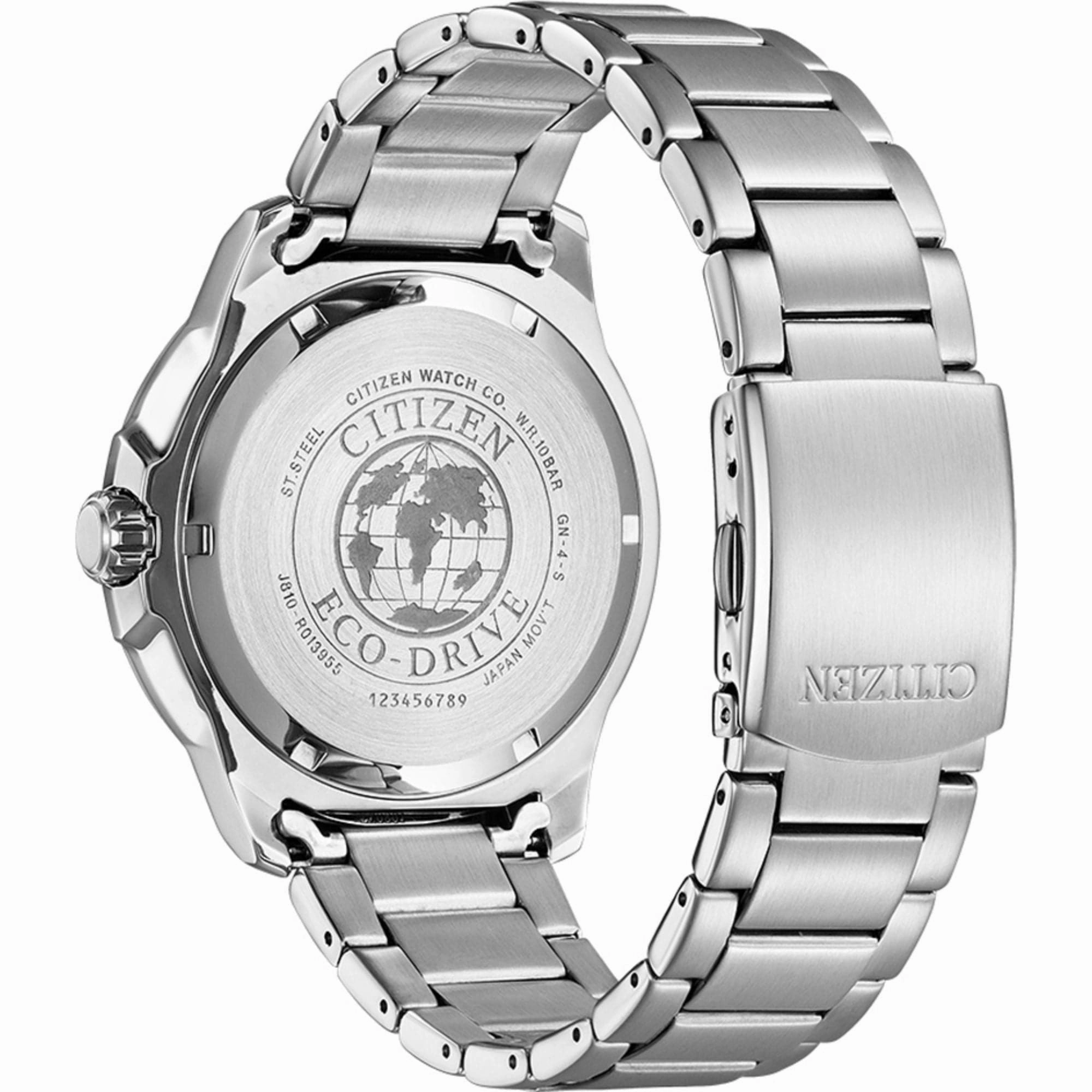 CITIZEN ECO-DRIVE AW1525-81L BLUE DIAL STAINLESS STEEL MEN'S WATCH