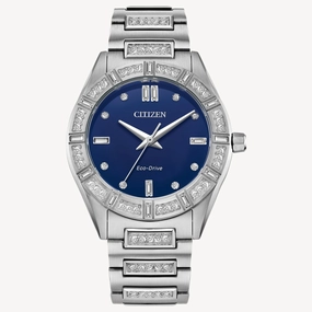 Citizen Eco-Drive Blue Dial Womens Watch EM1020-57L