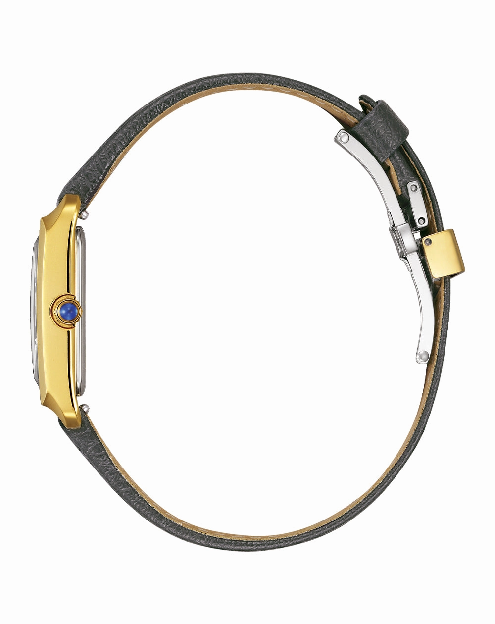 Citizen Eco-Drive L Gold Dial Leather Strap Watch EW5622-09P