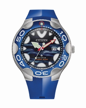 Citizen Eco-Drive  Polyurethane Strap Blue Dial Watch BN0238- 02L