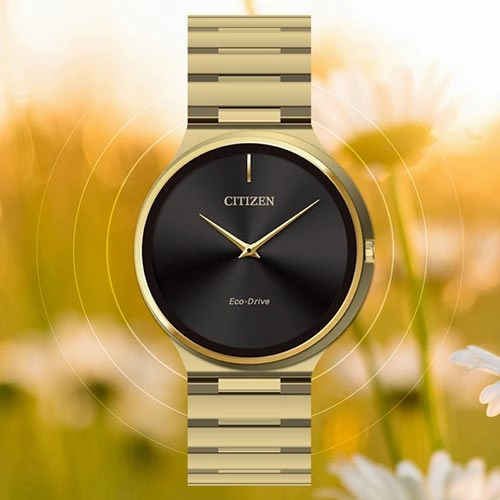 Citizen Eco-Drive Stiletto Gold-Tone Watch