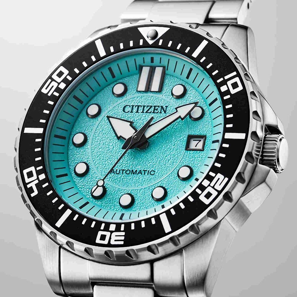 Citizen Mechanical Automatic Silver Stainless Steel Strap Men Watch NJ0170-83X