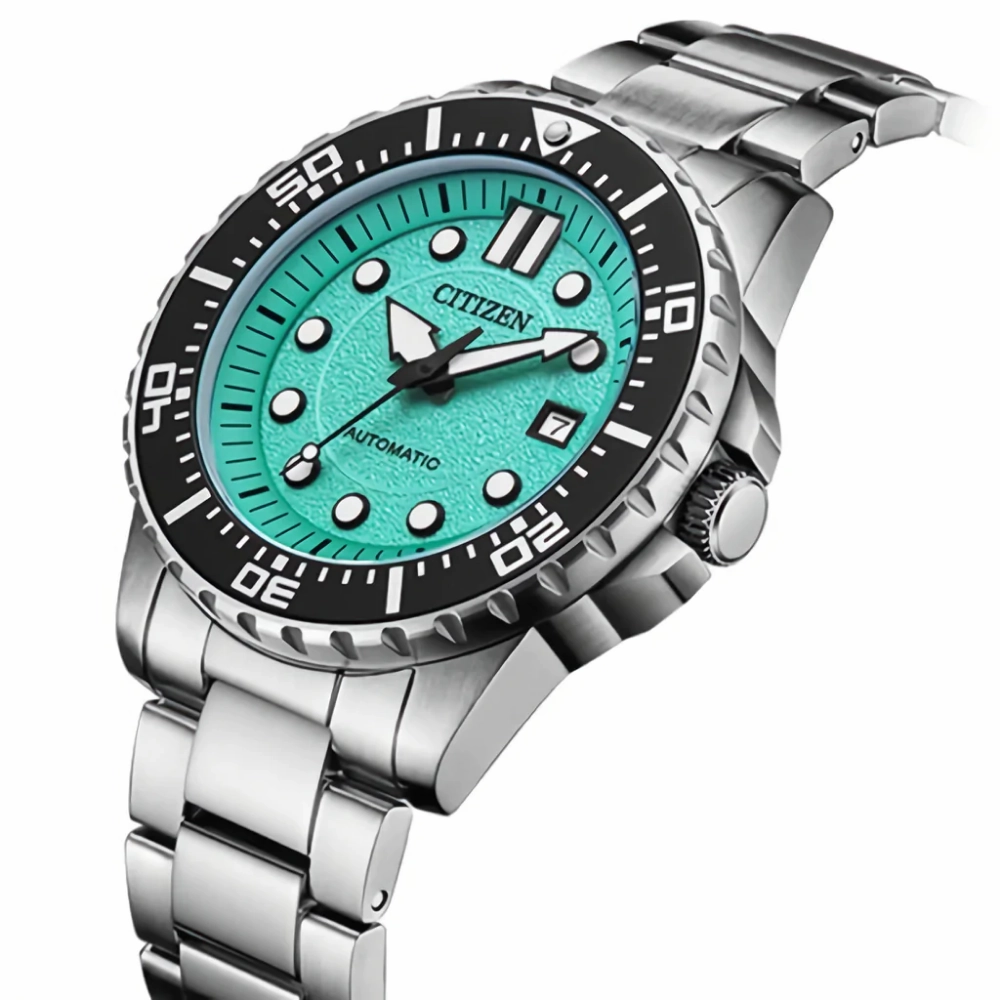 Citizen Mechanical Automatic Silver Stainless Steel Strap Men Watch NJ0170-83X