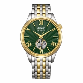 Citizen Mechanical Two-Tone Stainless Steel Strap Men Watch NH9134-83X