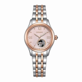 Citizen Mechanical Twop-Tone Stainless Steel Strap Women Watch PR1044-87Y