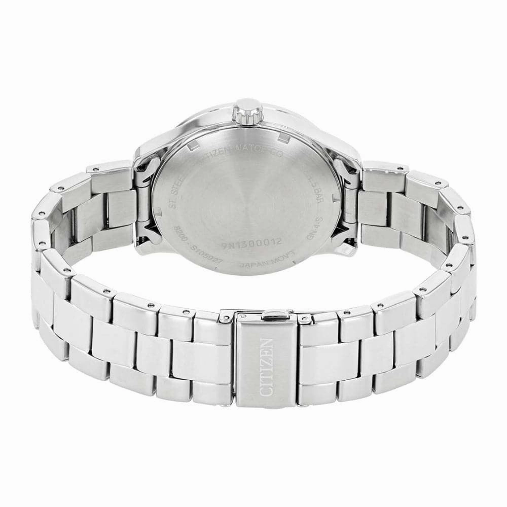 Citizen Mechanical White Dial Silver Stainless Steel Strap Men Watch NH8350-83A
