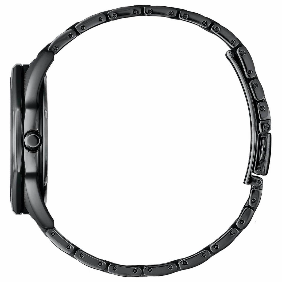 Citizen Men's Diamond Watch - Corso Black Dial Bracelet | BM7495-59G