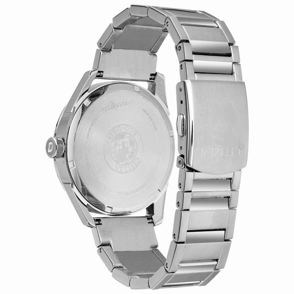 Citizen Men's Eco-Drive Watch - CTO Grey Dial Stainless Steel Bracelet | BM7410-51H