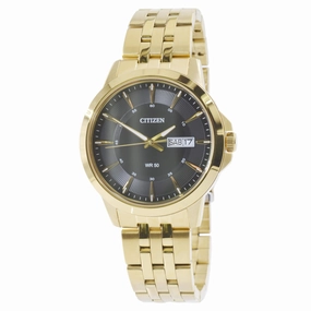 Citizen Men's Watch - Japanese Quartz Day-Date Yellow Gold Bracelet | BF2013-56E