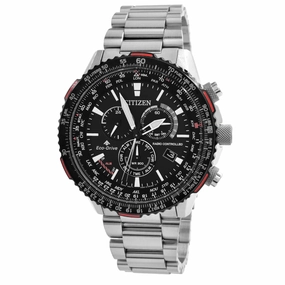 Citizen Men's Watch - Promaster Alarm Chronograph Black Dial Bracelet | CB5001-57E