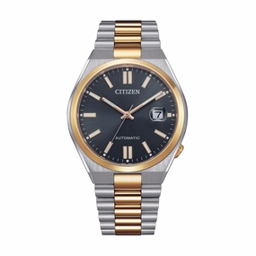 CITIZEN NJ0154-80H BLACK DIAL STAINLESS STEEL MEN'S WATCH