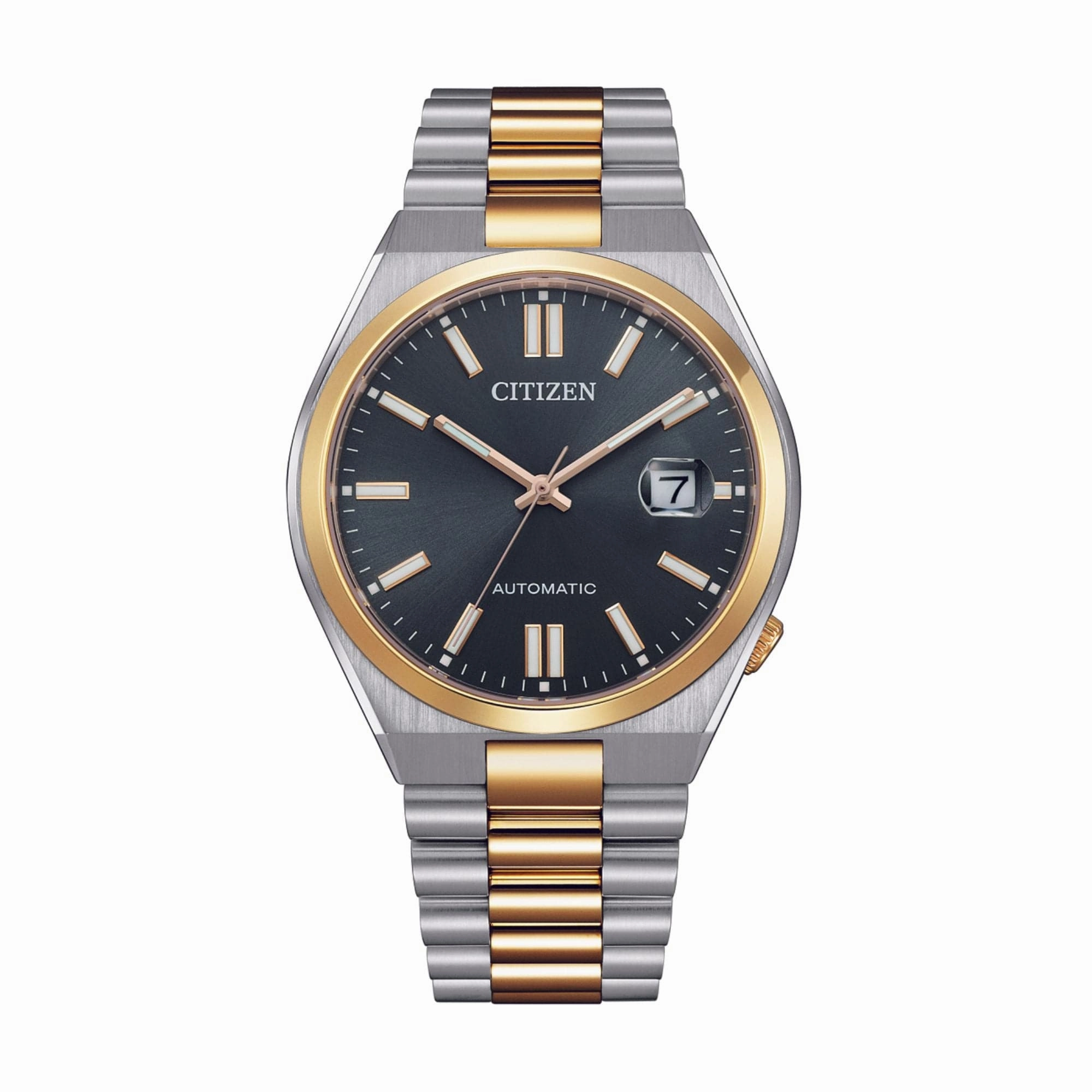 CITIZEN NJ0154-80H BLACK DIAL STAINLESS STEEL MEN'S WATCH