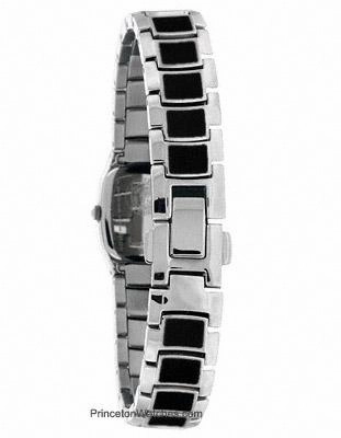 Citizen Normandie Ladies Crystal Art Deco Watch - Pillow Shaped Case - Stainless