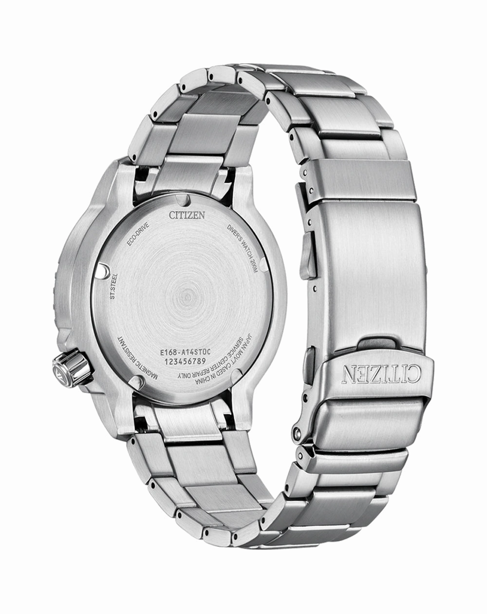 Citizen Promaster Eco-Drive Stainless Steel Blue Dial Watch BN0165-55L