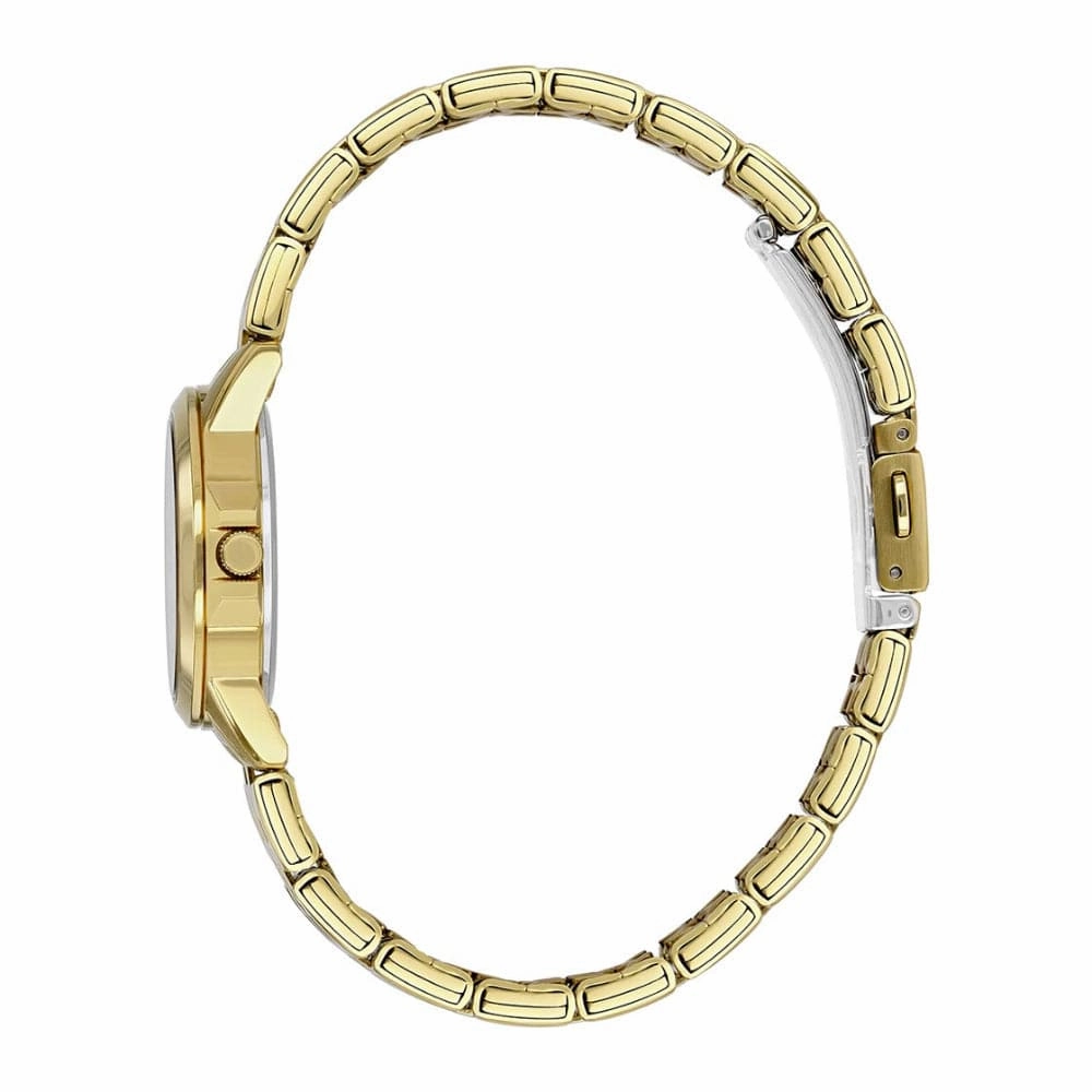 Citizen Quartz Gold Dial Stainless Steel Strap Women Watch EQ0603-59P