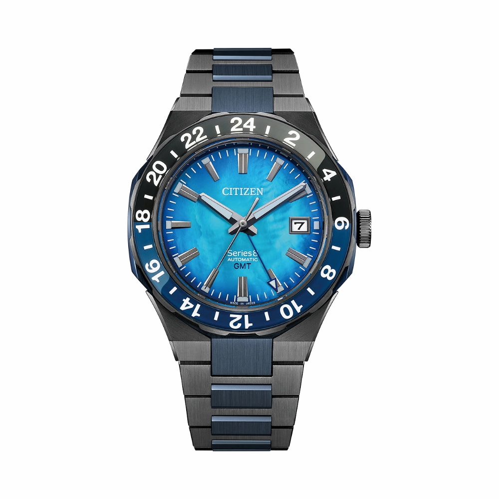 Citizen Series 8 Grey Stainless Steel Strap Men Watch NB6036-52N