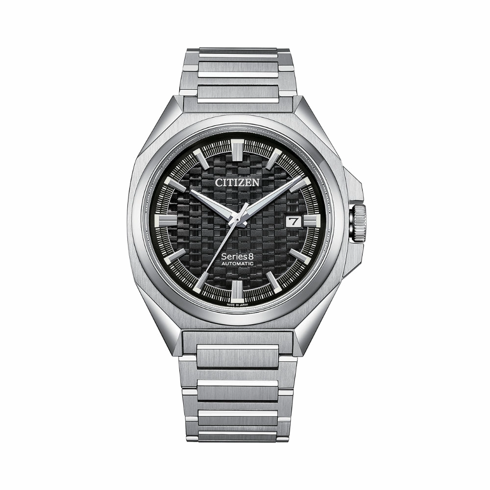Citizen Series 8 Silver Stainless Steel Strap Men Watch NB6050-51E