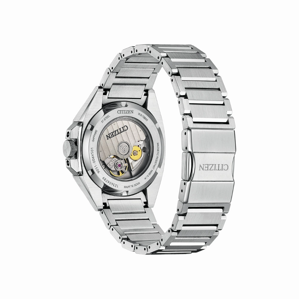 Citizen Series 8 Silver Stainless Steel Strap Men Watch NB6050-51E
