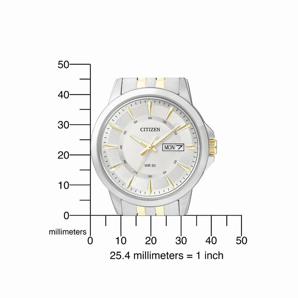 Citizen Silver Dial And Stainless Steel Strap Men Watch BF2018-52A