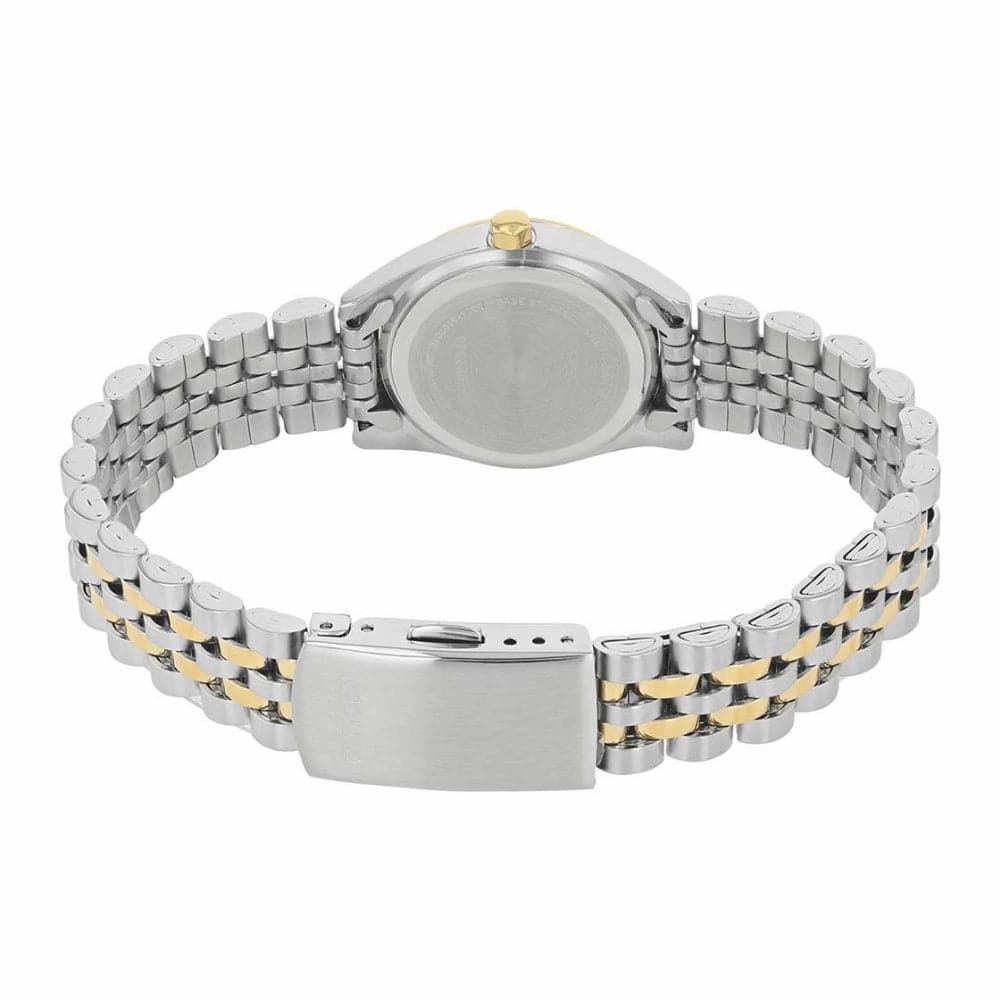 Citizen Silver Dial Two-Tone Stainless Steel Strap Women Watch EU6064-54D