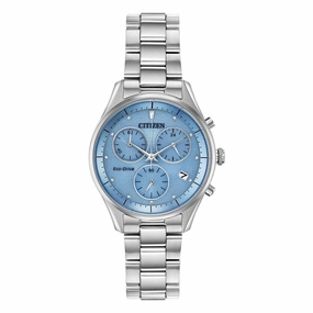 Citizen Women's Chronograph Watch - Chandler Light Blue Dial | FB1440-57L