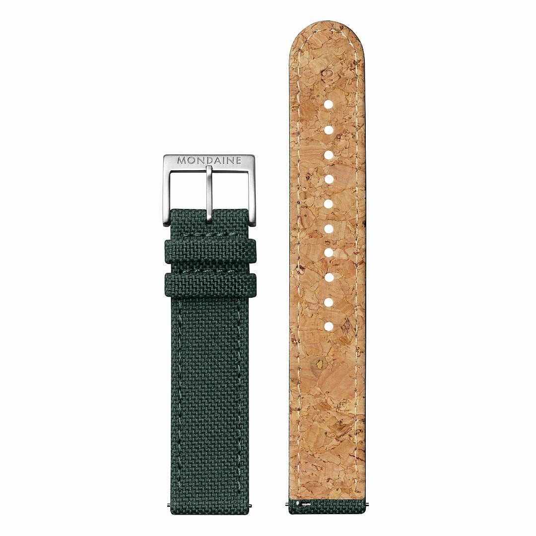 Classic, Brushed Steel, 36 mm, Forest Green Watch