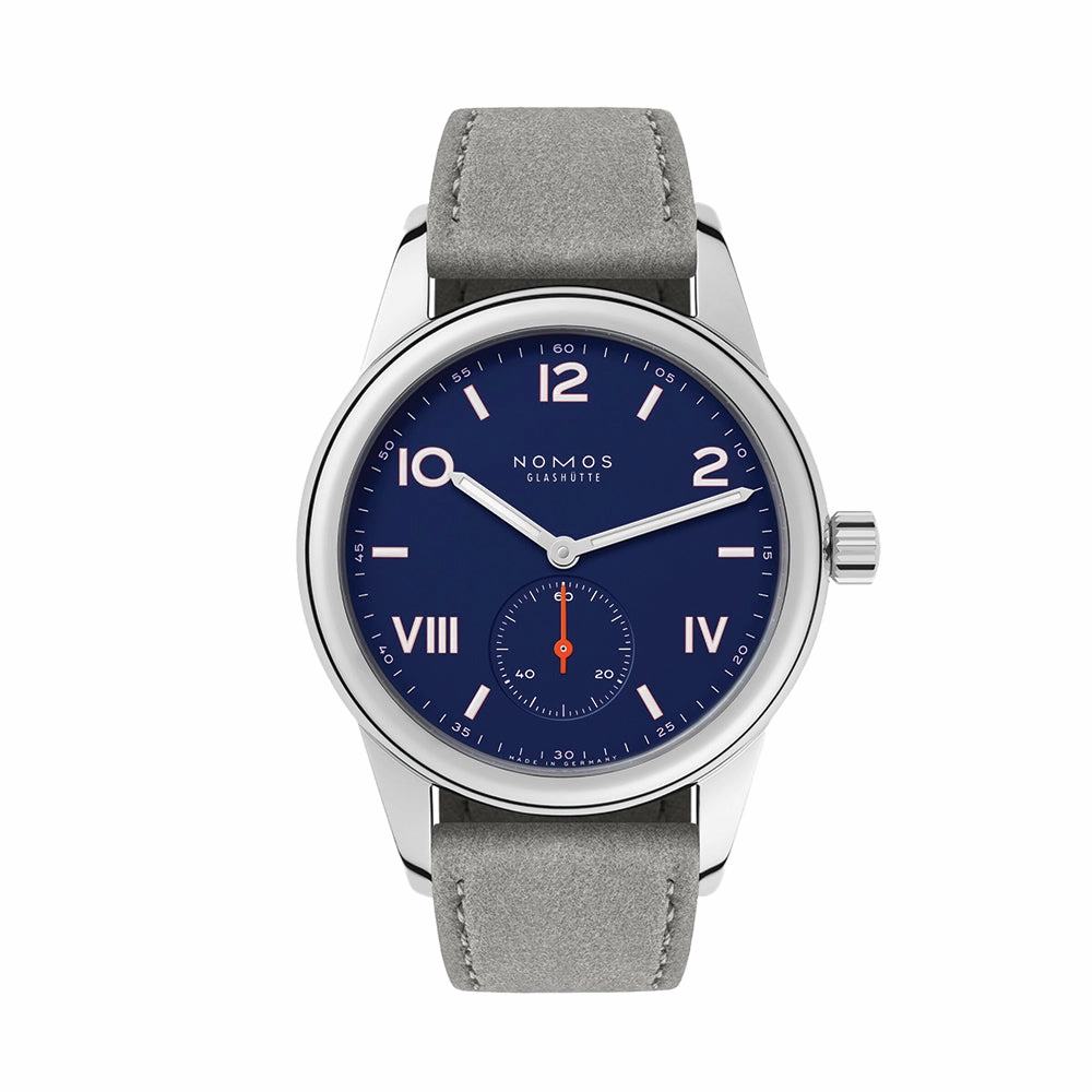 Club Campus Sapphire Back 36mm - Night Sky on Leather Strap