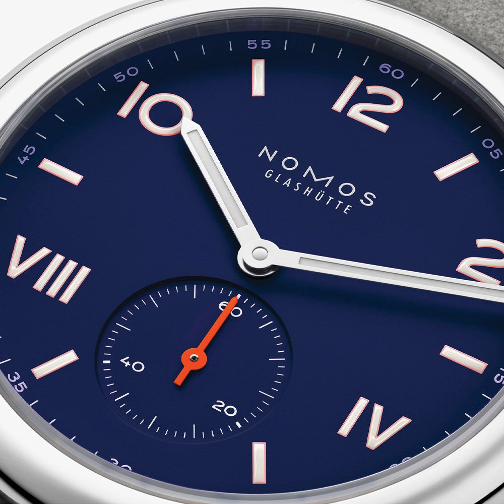 Club Campus Sapphire Back 36mm - Night Sky on Leather Strap