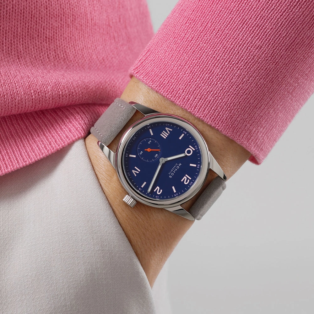 Club Campus Sapphire Back 36mm - Night Sky on Leather Strap