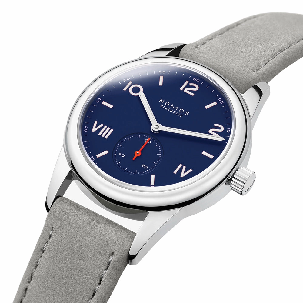 Club Campus Sapphire Back 36mm - Night Sky on Leather Strap