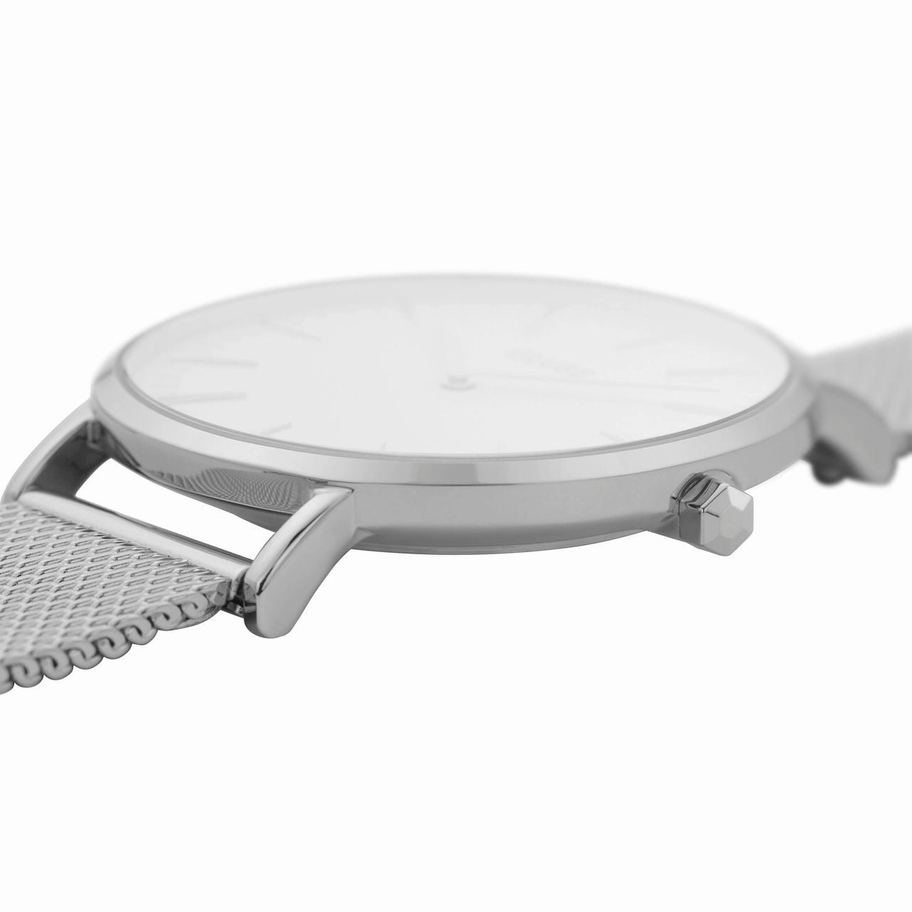 CLUSE Boho Chic Mesh Silver Watch CW0101201002
