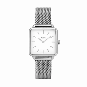 CLUSE La Tetragone Silver Watch CW0101207003