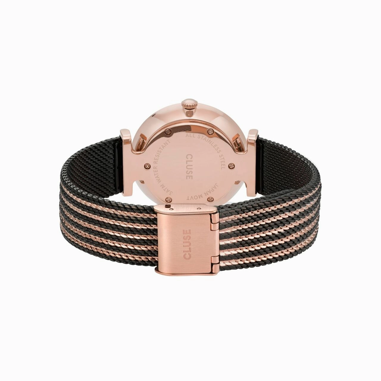 CLUSE Triomphe Mesh Bicolour Rose Gold Watch CW0101208005