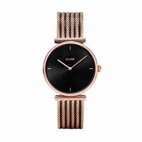 CLUSE Triomphe Mesh Bicolour Rose Gold Watch CW0101208005