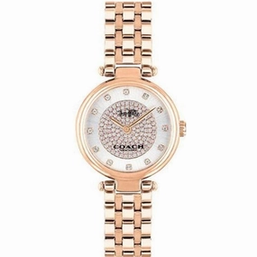 COACH 14503736 WHITE DIAL ROSE GOLD STAINLESS STEEL WOMEN'S WATCH