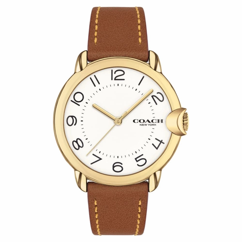 COACH ARDEN 14503607 BROWN LEATHER WOMEN WATCH