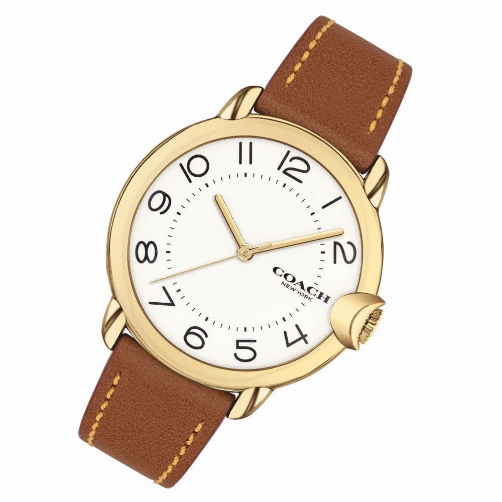 COACH ARDEN 14503607 BROWN LEATHER WOMEN WATCH