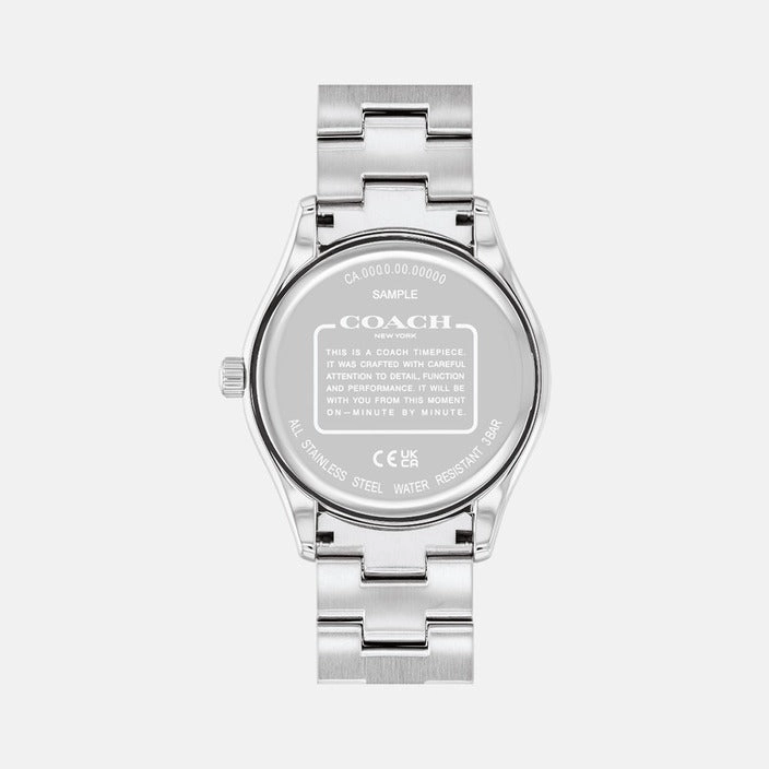 COACH BROOKS 38mm STAINLESS STEEL WATCH 14400033