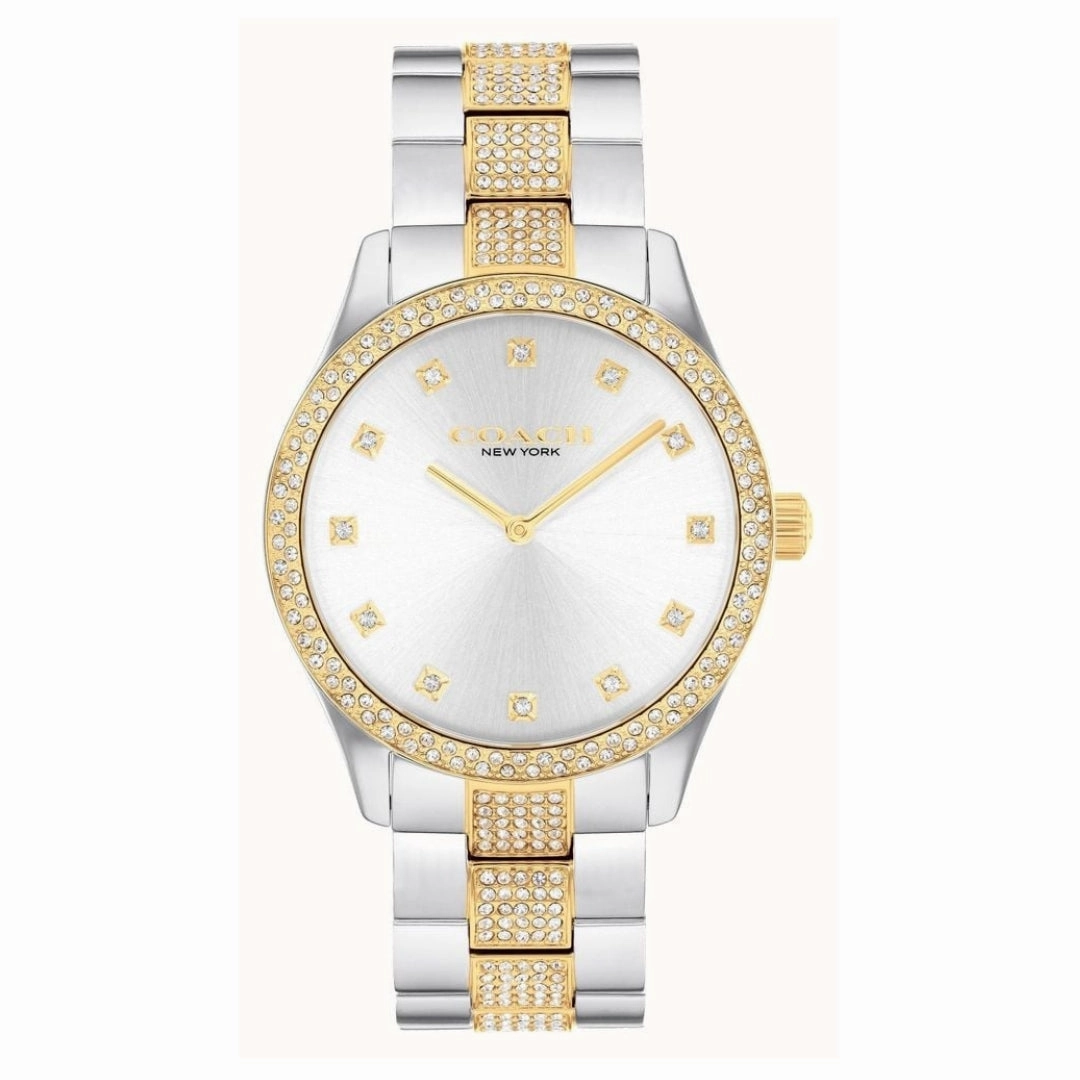 COACH BROOKS 38mm TWO-TONE STEEL WATCH 14400034