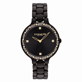 COACH CHELSEA BLACK STEEL WATCH 14504352