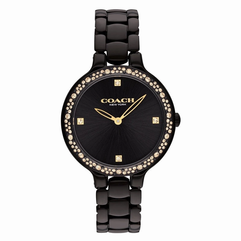 COACH CHELSEA BLACK STEEL WATCH 14504352