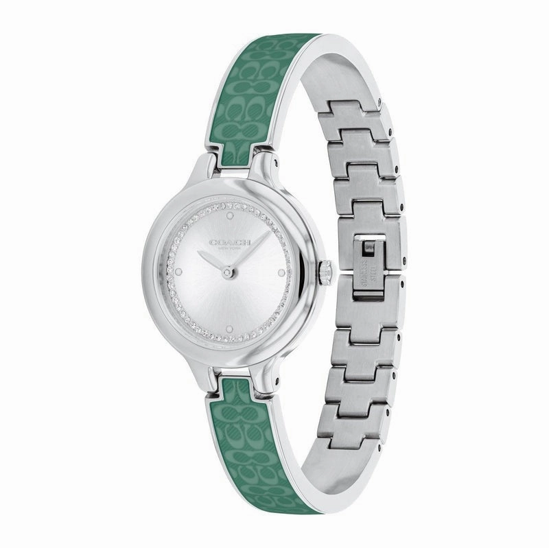 COACH CHELSEA GREEN BANGLE WATCH 14504329
