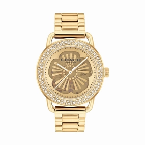 COACH CRUISER GOLD STEEL BRACELET WATCH 14504368