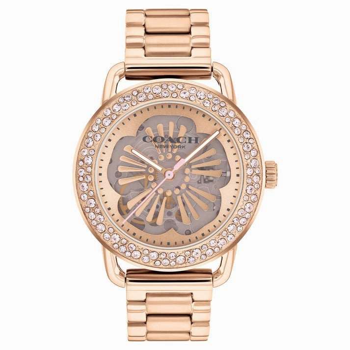 COACH CRUISER ROSE GOLD STEEL BRACELET WATCH 14504367