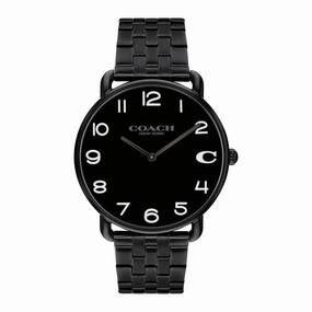 COACH ELLIOT BLACK QUARTZ STAINLESS STEEL MEN'S WATCH 14602670