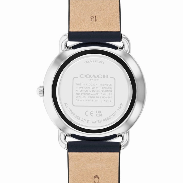 COACH ELLIOT STARS DIAL BLUE LEATHER STRAP WATCH 14504376