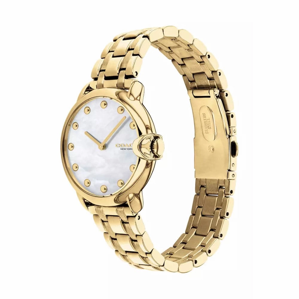Coach New York Arden Silver Dial Gold Stainless Steel Strap Women Watch 14503987